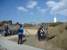 野島崎灯台の遊歩道